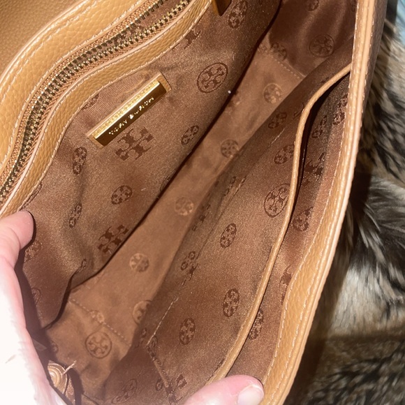 Large brown Tory Burch shoulder bag - Picture 4 of 8